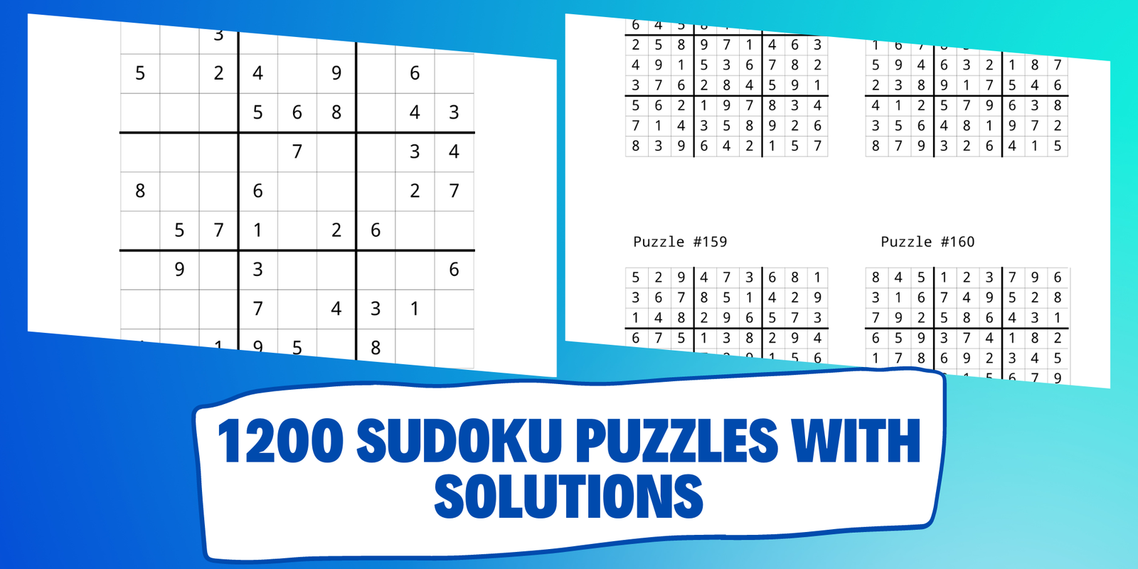 1-200-sudoku-puzzles-easy-medium-hard-w-solutions-amazon-kdp-book